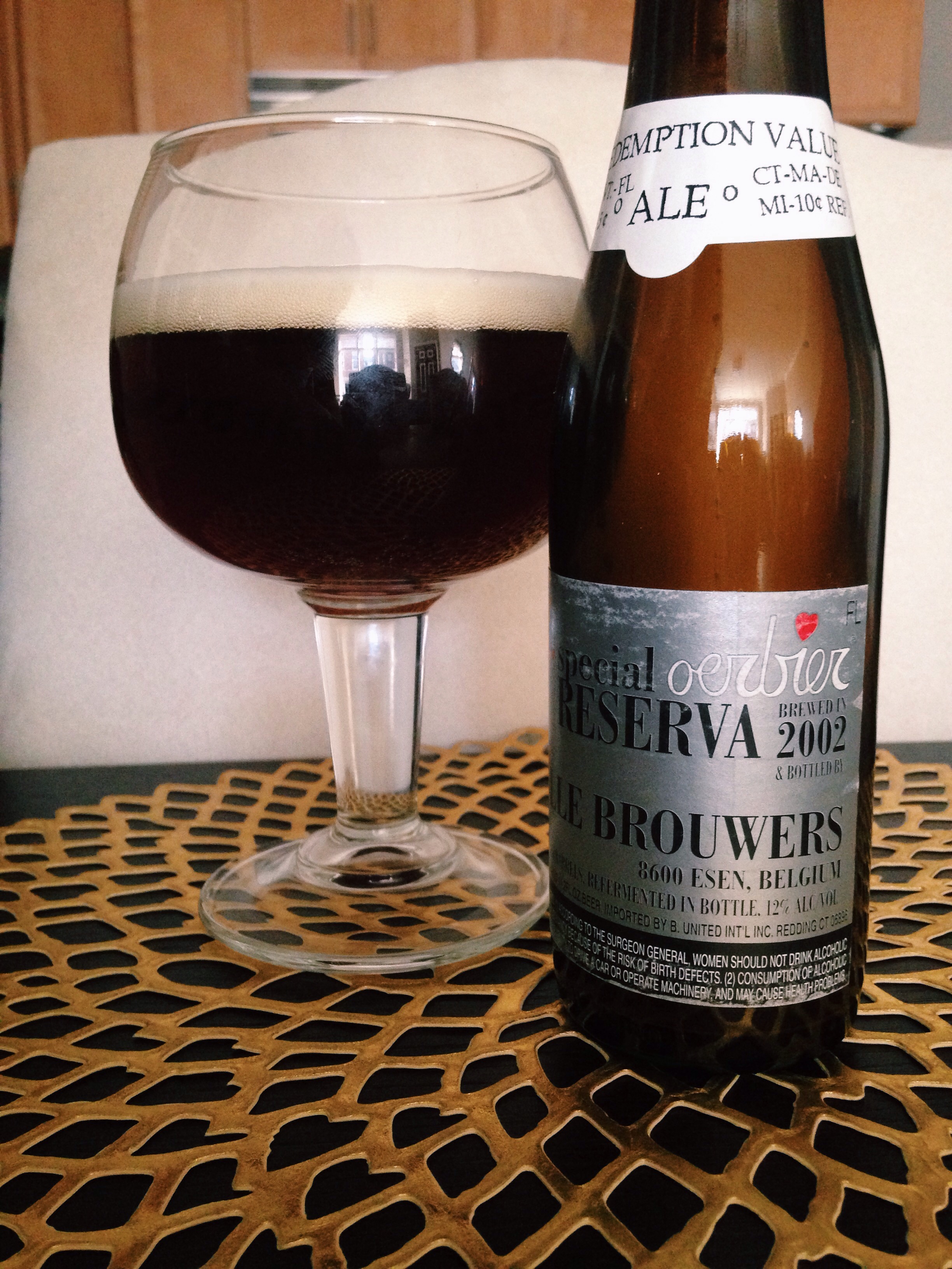 2002 De Dolle Oerbier Special Reserva