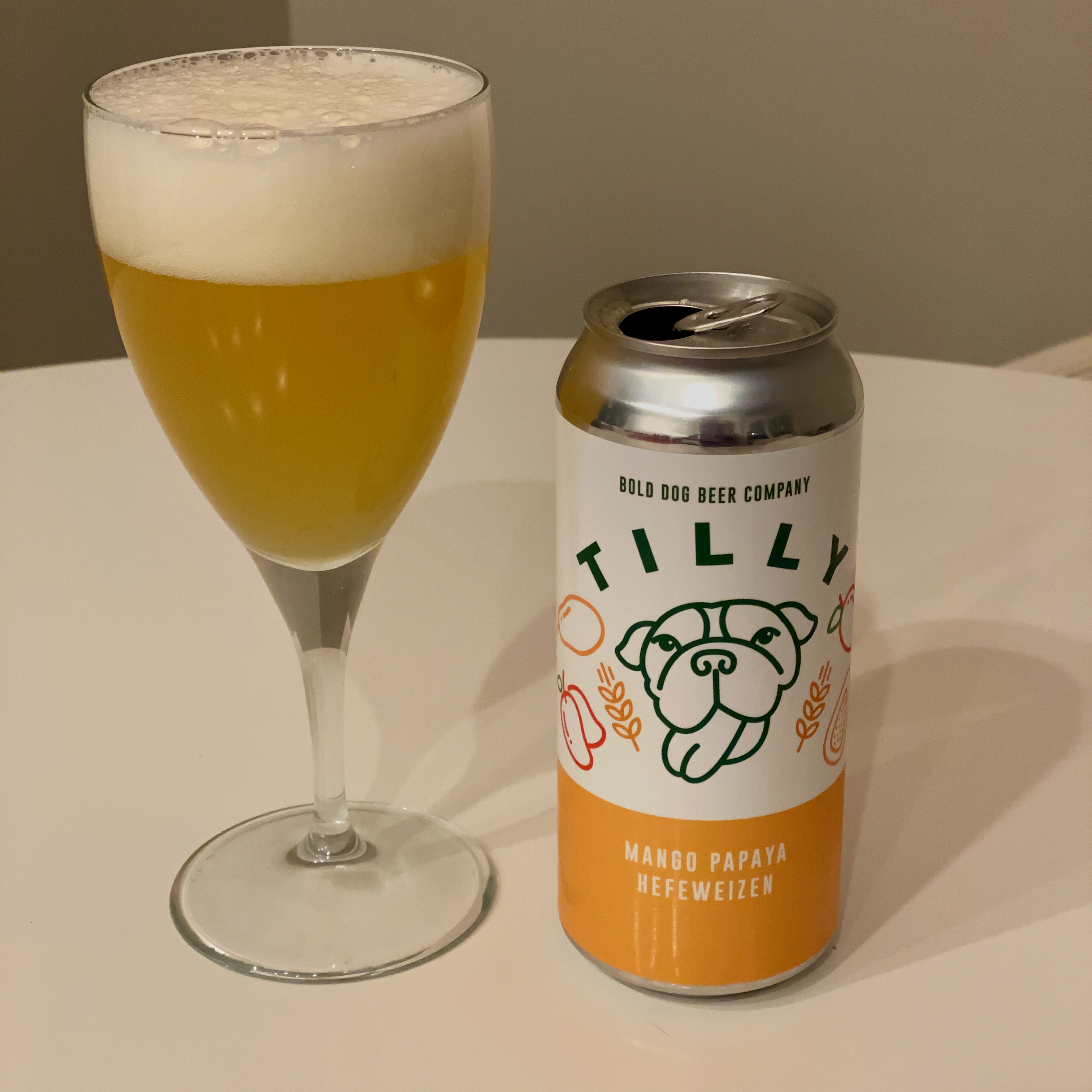 Bold Dog Tilly (Mango and Papaya Hefeweizen)