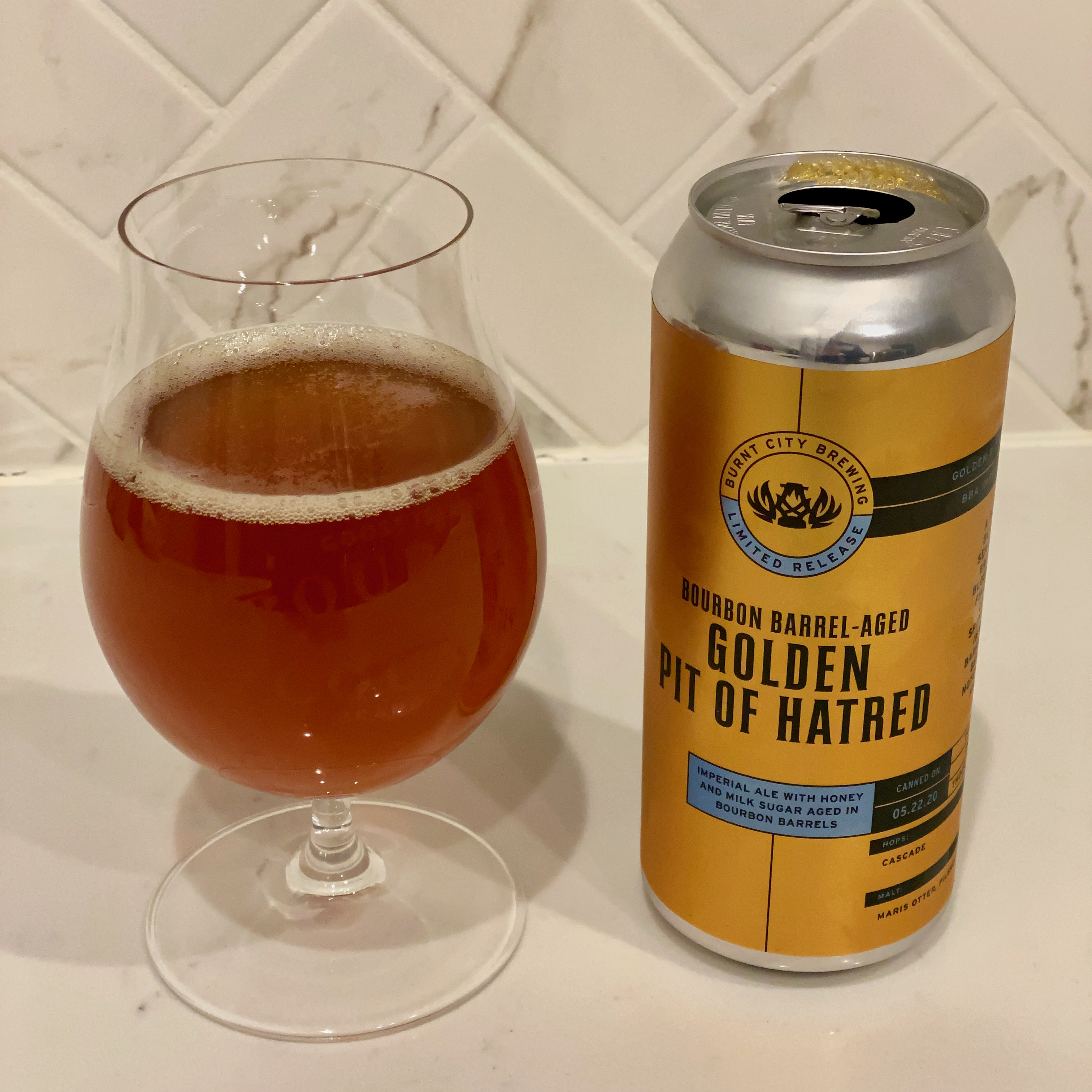 Burnt City Bourbon Barrel-Aged Golden Pit of Hatred